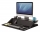Birou negru reglabil pe inaltime Lotus Fellowes